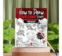 Shein 1 Pieza Libro de Dibujo Cómo Dibujar las Cosas talla grande Geniales: Criaturas Fantásticas: Esta guía paso a paso te enseñará a dibujar. Básico y tal