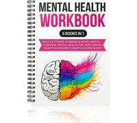 Shein 1 Pieza Libro de trabajo de salud mental: 6 libros en 1: La teoría del apego, ansiedad por abandono, depresión en las relaciones, adicción, TEPT compl
