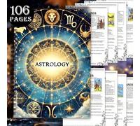 Shein 1 pieza Libro guía de Tarot místico para principiantes - Guía a todo color con temática astrológica que incluye símbolos del zodíaco y mapas estelares