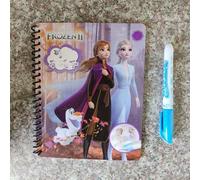 Shein 1 pieza Libro mágico de Disney Frozen para pintar con agua, dibujar, hacer grafitis de los personajes de Elsa y Anna, princesas de acuarela, libro mág