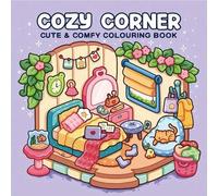 Shein 1 pieza Libro para colorear RINCÓN ACOGEDOR para adultos y adolescentes, libro para colorear con diseños súper lindos de espacios acogedores y "hygge"