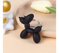 Shein 1 pieza Lindo llavero con forma de globo de perrito como regalo, accesorio para coche, dije para bolso, accesorio escolar, gótico, Y2K