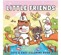 Shein 1 pieza LITTLE FRIENDS: Libro para colorear para adultos y adolescentes, diseños súper lindos de espacios acogedores y hygge para relajación. Libera e