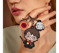 Shein 1 pieza Llavero con diseño del búho Hedwig, varita, accesorio de bolso, de vuelta a la escuela