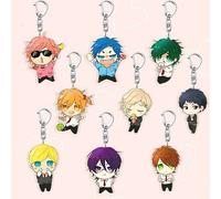 Shein 1 pieza Llavero de personaje acrílico divertido de Yarichin Club Ayato Yuri/Kashima Yu para anillo de llaves, accesorios de coche, mochila, adecuado c