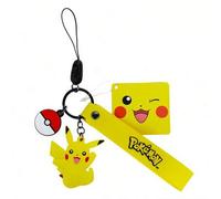 Shein 1 pieza Llavero feliz con cordón, juguete de personaje de anime, muñeco modelo de regalo, accesorios de anime, Meliodas, correa para reloj Pokémon