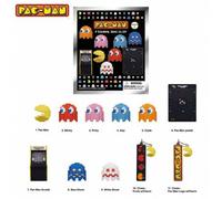Shein 1 PIEZA Llavero oficial con licencia de Bandai del fantasma Blinky de Pac-Man, estilo de arte de píxeles retro de Pac-Man, decoración para bolso, rega