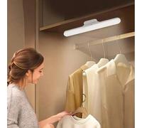 Shein 1 pieza Luz de espejo LED, Luz de espejo de maquillaje con sensor táctil, Luz de gabinete inalámbrica, Lámpara de lectura ajustable, Luz de lectura qu