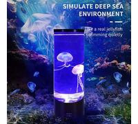 Shein 1 pieza Luz de medusa, luz de tanque de agua con cambio de color, luz nocturna de medusa de burbujas alimentada por USB/batería, para iluminación de a
