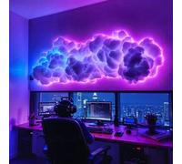 Shein 1 Pieza Luz de nube con rayo LED - Multicolor, estilos DIY creativos, ritmo musical, para hotel, café internet, combinación con computadora
