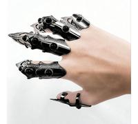 Shein 1 pieza Mano robótica biónica mecánica alienígena original de estilo cyberpunk con articulaciones de armadura ajustables, dedos y garras, accesorio pa