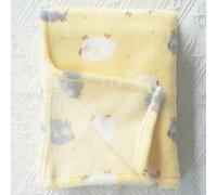 Shein 1 pieza Manta de arrullo de peluche unisex para recién nacidos, manta de arrullo de bebé súper suave, cálida y transpirable, adecuada para uso en sill