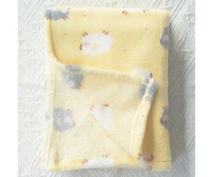 Shein 1 pieza Manta de arrullo de peluche unisex para recién nacidos, manta de arrullo de bebé súper suave, cálida y transpirable, adecuada para uso en sill
