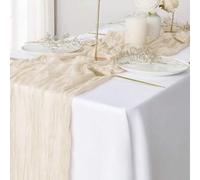 Shein 1 pieza Mantel de queso tipo Doily, Doily de gasa Decoración romántica para boda con tela de queso para arco nupcial, centro de mesa de fiesta de té y