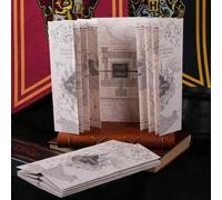 Shein 1 pieza Mapa del Merodeador de la Escuela Hogwarts de Harry Potter, accesorio de personaje mágico, mercancía de películas y anime, mapa de búsqueda de