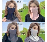 Shein 1 pieza Máscara protectora solar para mujeres para protección contra rayos UV para conducir y andar en bicicleta en verano, protección transpirable pa