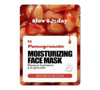 Shein 1 pieza Mascarilla facial de sandía SlowSunday, Serie de fusión de frutas frescas, hidratante, humectante, antienvejecimiento, iluminadora, calmante,