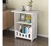 Shein 1 pieza Mesa auxiliar cuadrada mini, diseño minimalista creativo, adecuada para sala de estar, dormitorio, mesita de noche, apartamento pequeño, estil
