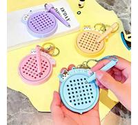 Shein 1 pieza Mini Pizarra Magnética con Bola de Acero para Alivio de Estrés con Llavero, Juguete Sensorial Portátil Anti-Ansiedad para Adultos - Divertido