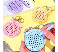 Shein 1 pieza Mini pizarra magnética con llavero, juguete sensorial portátil para aliviar la ansiedad, adecuado para adultos - Divertido accesorio de escrit