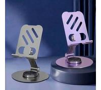 Shein 1 pieza Mini soporte de metal giratorio 360°, ángulo y altura ajustables, adecuado para varios teléfonos, diseñado para oficina, ver videos, clases en