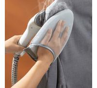 Shein 1 pieza Mini tabla de planchar, almohadilla de planchar mini resistente al calor con manopla resistente al vapor y bucle para el dedo, guantes de plan