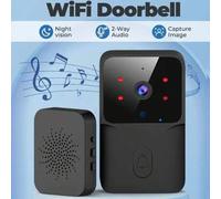 Shein 1 pieza Mini Timbre de Vídeo WiFi con Cámara, Timbre de Vídeo Inteligente con Control Remoto Inalámbrico para Smartphone, Comunicación Bidireccional,