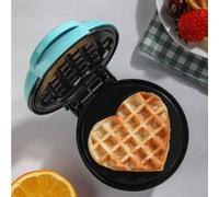 Shein 1 pieza Mini Waflera, Molde de Gofre de 10cm, Revestimiento antiadherente a base de agua, Fácil de limpiar, Calentamiento rápido de 350W, Diseño compa