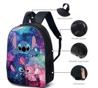 Shein 1 Pieza Mochila con Zancos Estilo Amor de Disney, Regalo, Mochila Escolar para Niños, Uso Multifuncional para Viajes, Almacenamiento, Vacaciones, Fest