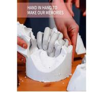 Shein 1 pieza Molde de fundición hecho a mano 3D de pareja, kit de modelo de polvo clonable, ¡crea recuerdos eternos! Adecuado como herramienta para mejorar