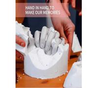 Shein 1 pieza Molde de fundición hecho a mano en 3D, Juego de modelo de polvo clonable DIY, ¡Crea recuerdos eternos! Adecuado como herramienta para mejorar