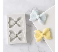 Shein 1 pieza Molde de silicona con forma de lazo, 2 piezas para manualidades DIY