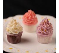 Shein 1 pieza Molde de silicona en forma de pastel de crema, postre, chocolate hecho a mano, jabón, vela, mini cono de helado