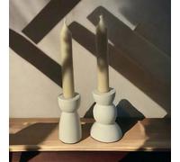 Shein 1 pieza Molde de vela geométrico semicircular, molde de silicona en forma de reloj de arena para fundición de resina DIY, artesanía, decoración del ho