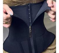 Shein 1 pieza Moldeador corporal para mujer para fitness, danza, yoga, correr, faja reductora de cintura negra, moldeador de cintura, cinturón colombiano mi