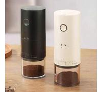 Shein 1 pieza Molinillo de café eléctrico con ajuste externo mejorado, máquina automática para granos de café, máquina de café recargable de 2000mAh, núcleo