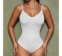 Shein 1 pieza Mono sin costuras para mujer con tanga, moldeador corporal adelgazante con control de abdomen y entrenador de cintura