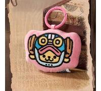 Shein 1 pieza Muñeco de peluche colgante con diseño de cabeza grande en versión Q de Tony Tony Chopper de la serie One Piece. El diseño de cabeza grande en