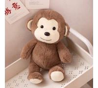 Shein 1 PIEZA Muñeco de peluche de mono de 23 cm/9.05 pulgadas, nuevo, lindo, doll de trapo de mono, muñeco de cordero, regalo de cumpleaños para niñas, alm