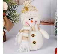 Shein 1 pieza Muñeco de peluche de Papá Noel o Muñeco de Nieve, decoración navideña, regalo de Navidad, regalo del Día del Padre, figura decorativa para el