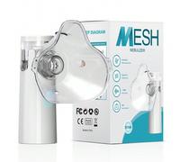 Shein 1 pieza Nebulizador Mini portátil y silencioso, inhalador manual ultrasónico, nebulizador de grado médico, para tos y asma de adultos