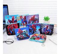 Shein 1 pieza, Nueva cartera de monedas estilo dibujos animados Anime Disney Spider-Man, de varios estilos, monedero lindo para guardar monedas, llaves y ta