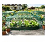 Shein 1 pieza Nueva Cubierta Rectangular Ovalada Anti-Insectos & Anti-Aves para Plantas, Cubierta Plegable de Gran Espacio para Jardinería Doméstica y Plánt