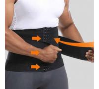 Shein 1 PIEZA, Nuevo cinturón de fitness de 3 correas para hombre, verano 2025. Conjunto de cinturón moldeador y cinturón tensor abdominal que favorece la s