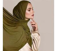 Shein 1 pieza Nuevo estilo de chal tipo jersey de gran tamaño, diadema suave, turbante casual de unicolor, pañuelo para mujer para usar con abaya