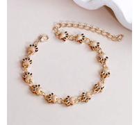 Shein 1 pieza Nuevo estilo Ins para niñas Pata de gato, seta, gota de aceite de pato, brazalete de doble capa de aleación, joyería de pulsera hecha a mano c