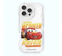 Shein 1 pieza Nuevo estuche amortiguador de aire de alta resistencia, Funda de teléfono con diseño de personaje de Disney Pixar Cars McQueen, Funda protecto