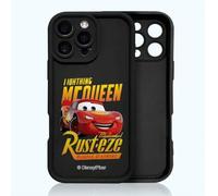 Shein 1 pieza Nuevo estuche amortiguador de aire de alta resistencia, Funda de teléfono con diseño de personaje de Disney Pixar Cars McQueen, Funda protecto
