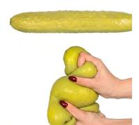 Shein 1 pieza Nuevo juguete antiestrés de pepino esponjoso, modelo realista, regalo ideal para cumpleaños, sorpresa, vacaciones, pareja, Navidad, gamer, jug