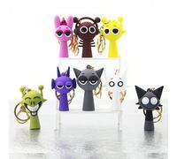 Shein 1 pieza Nuevo Llavero Caja de Ritmo Sprunki 2025, Figura Colgante Periférico de Juego de Ritmo, Colgante de PVC, Periférico de Juego de Música, Dije p